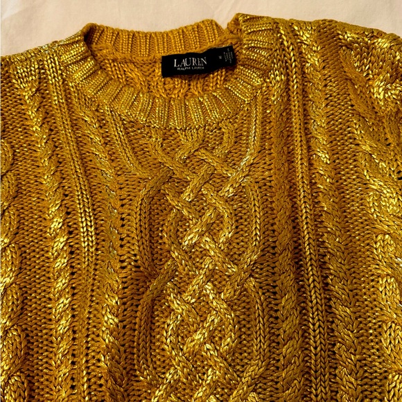 Gold elegant luxury pullover - Picture 5 of 9